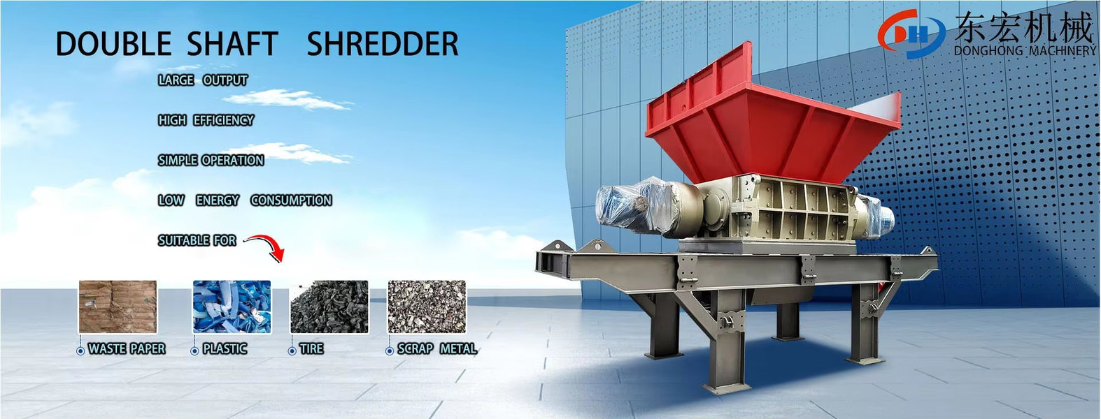 Produção de trituradores industriais