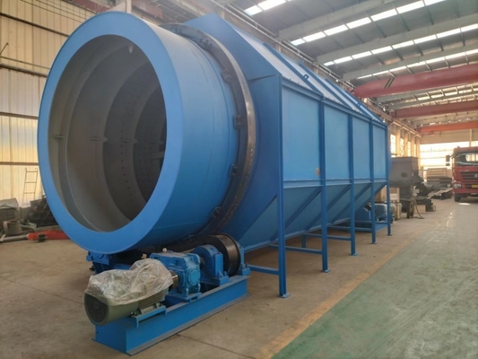 Equipamento de accionamento motorizado de alta capacidade para resíduos de palha de papel e embalagens plásticas a granel