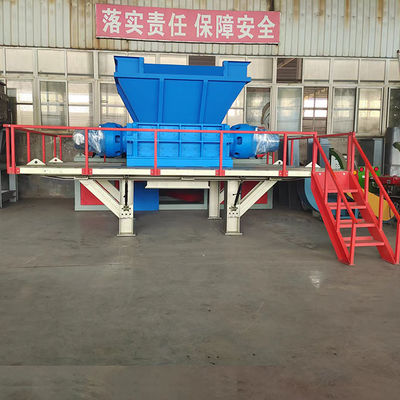 triturador de dois eixos para processamento de resíduos de alumínio e mineração de energia