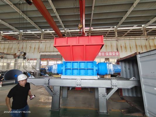 110kW de potência triturador multifuncional para reciclagem de pneus madeira plástica e borracha