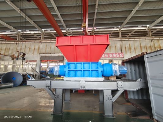 110kW de potência triturador multifuncional para reciclagem de pneus madeira plástica e borracha