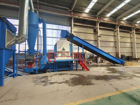 Fornecer triturador de 380V e triturador de martelo para madeira Resíduos de papel casca de coco palha de arroz