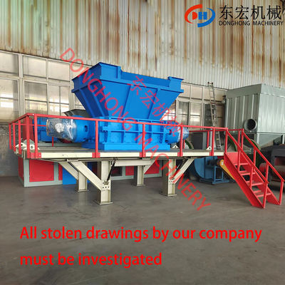 Triturador de aço inoxidável para sacos de plástico tecido madeira borracha sucata pneus de aço e mais