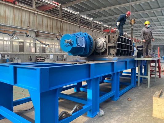 Máquina de triturar plástico multifuncional de 110 kW de potência para reciclagem de materiais de liga