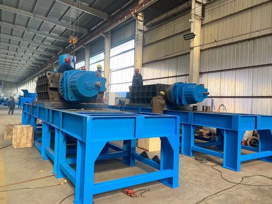 Máquina de triturar plástico multifuncional de 110 kW de potência para reciclagem de materiais de liga