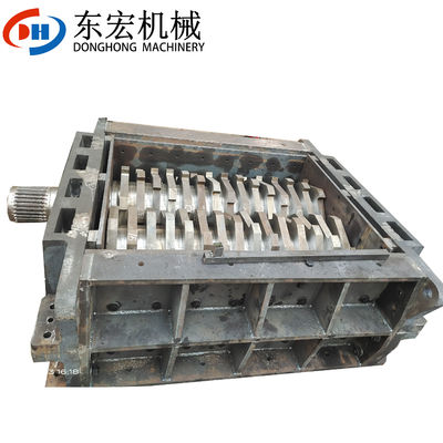 Máquina de trituração de madeira/metal/borracha/plástico/cartão de 90KW com lâmina de faca de caixa de câmara