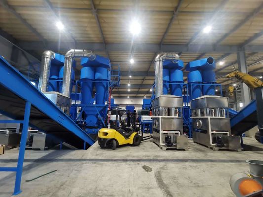 Máquina de trituração de madeira/metal/borracha/plástico/cartão de 90KW com lâmina de faca de caixa de câmara