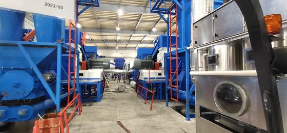 Triturador de barras metálicas para reciclagem de alumínio de alto nível de segurança