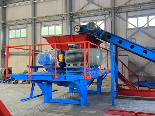 Triturador de resíduos de construção de aço durável de 8000 kg para cabos de arame metálico na mineração de energia