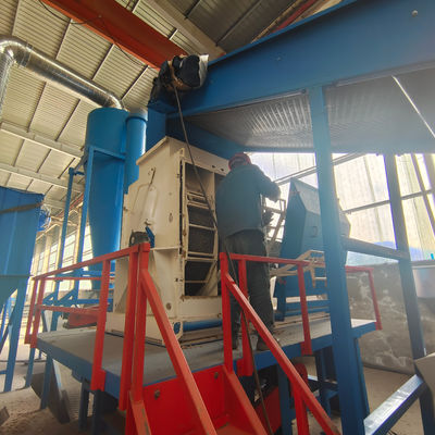 Resíduos industriais de plástico Máquina de trituração de madeira lâminas Moinho de martelo para alta produtividade