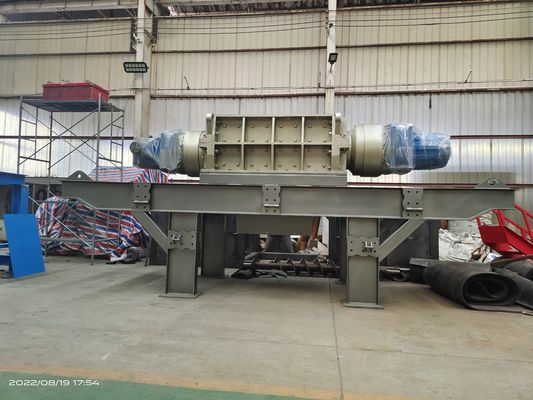 Máquina de trituração de resíduos industriais de papel de quatro eixos para lojas de materiais de construção
