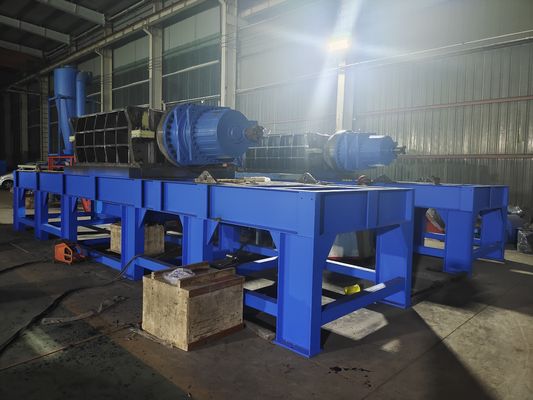 8000KG Triturador de dois eixos para resíduos de madeira Equipamento imprescindível das lojas de alimentos e bebidas