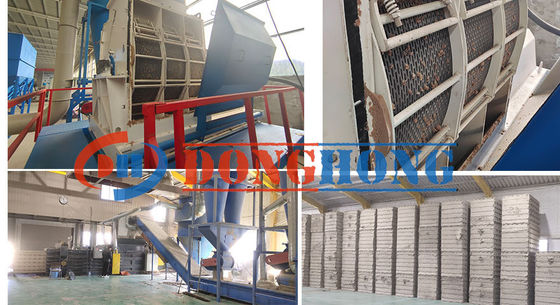 Alta produtividade 6000 kg Fabricação de pó de madeira para alimentação animal Triturador de metais Triturador de resíduos de construção Triturador de pneus de automóveis Triturador de eixo duplo