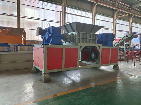 Triturador de palha de eixo duplo personalizado de alta capacidade para equipamento de reprodução agrícola