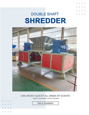 Triturador multifuncional versátil para o processamento de paletes de madeira e de desperdícios de vestuário