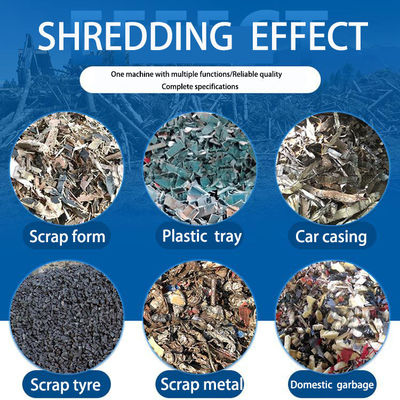 Linha de produção multifuncional de trituradores grandes para trituração e reciclagem de sucata de aço