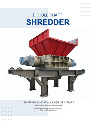 Triturador de eixo vertical de 110kW para trituração de móveis de sucata e necessidades diárias