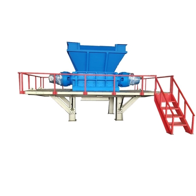Multifuntcional 110kW Bicicleta Car Shell Crusher Triturador de Resíduos Sólidos Urbanos Triturador