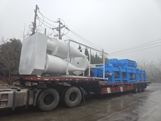 8000 kg de peso triturador multifuncional para sucata de madeira e carcaça de carro Design versátil